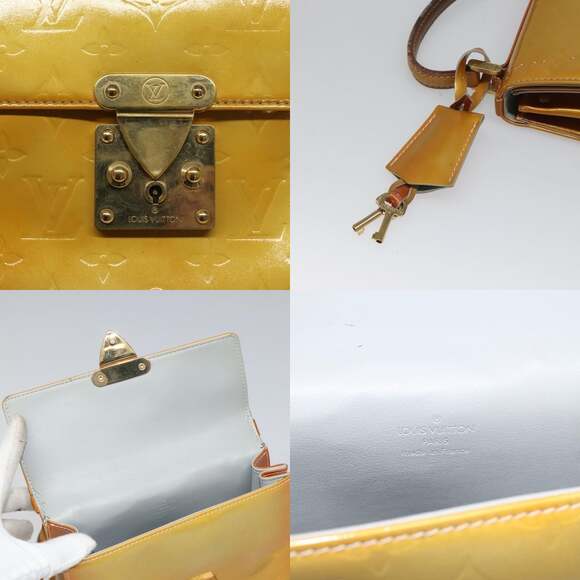 LOUIS VUITTON Monogram Vernis Spring Street Hand Bag Gris M91029 - Picture 11 of 12